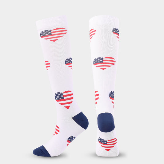 Compressiekousen kleur Amerika